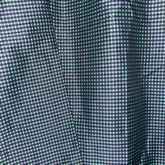 Green and black polka dot knee length A line skirt - Picture 2 of 5